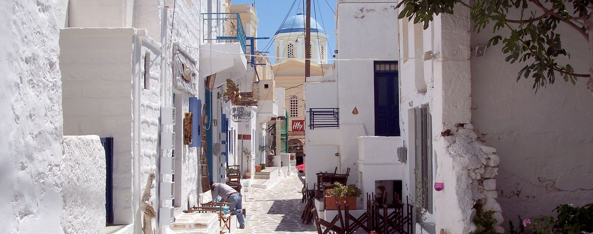 Ruelle du village de Sinaradès - Corfou - Grèce