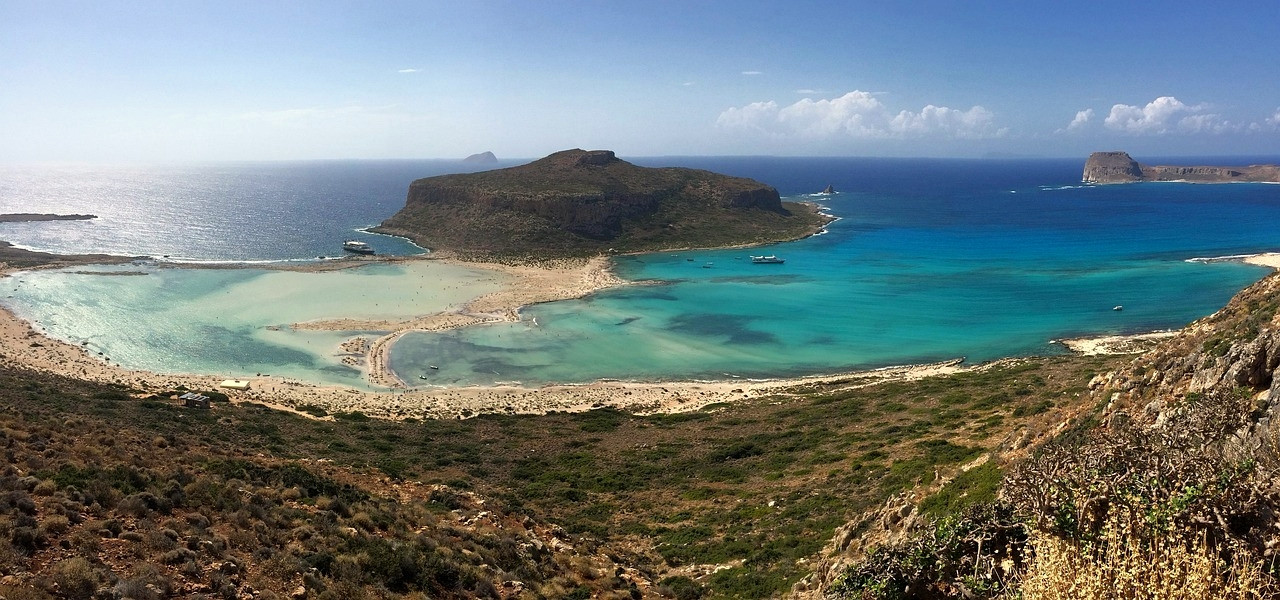 La laguna turchese di Balos nella parte nord-occidentale di Creta - Grecia