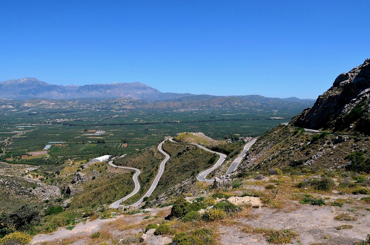 Paesaggio montano dell'entroterra cretese - Creta - Grecia