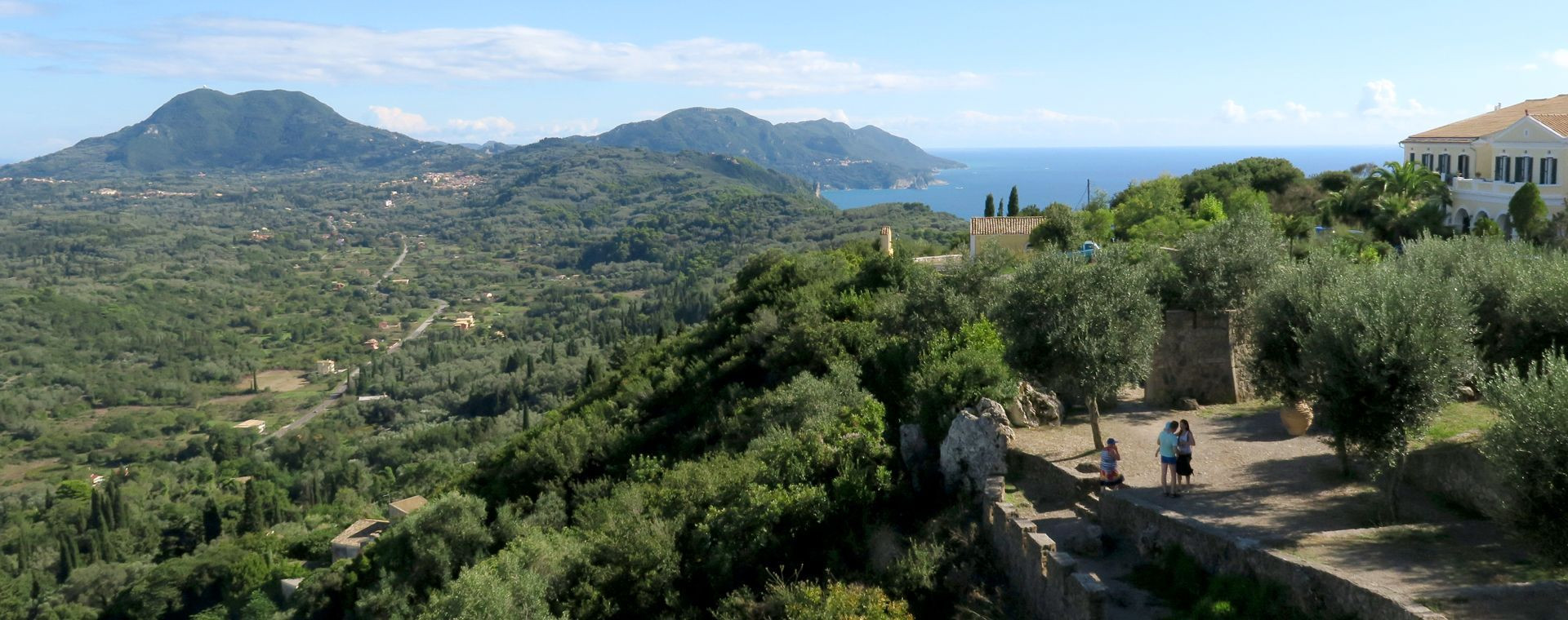 Ile Corfou Depuis Trone Kaiser - Grèce