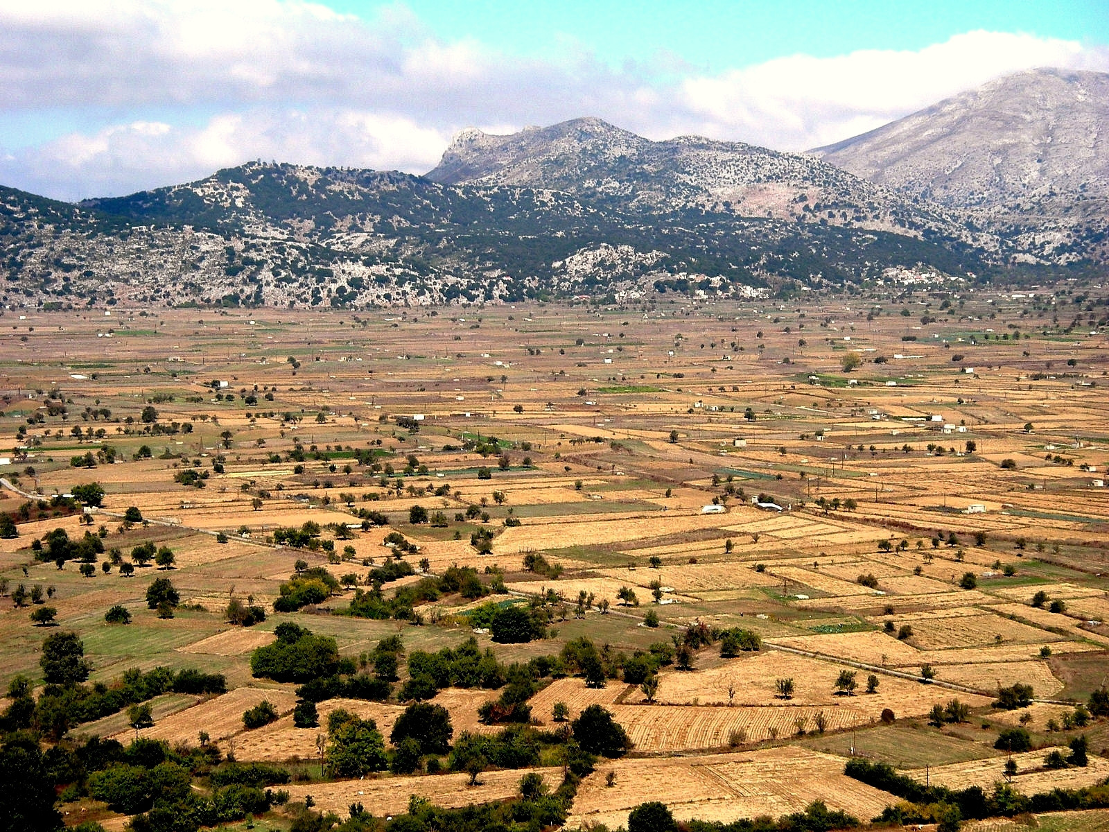 Altopiano di Lassithi e i suoi campi a scacchiera - Creta - Grecia