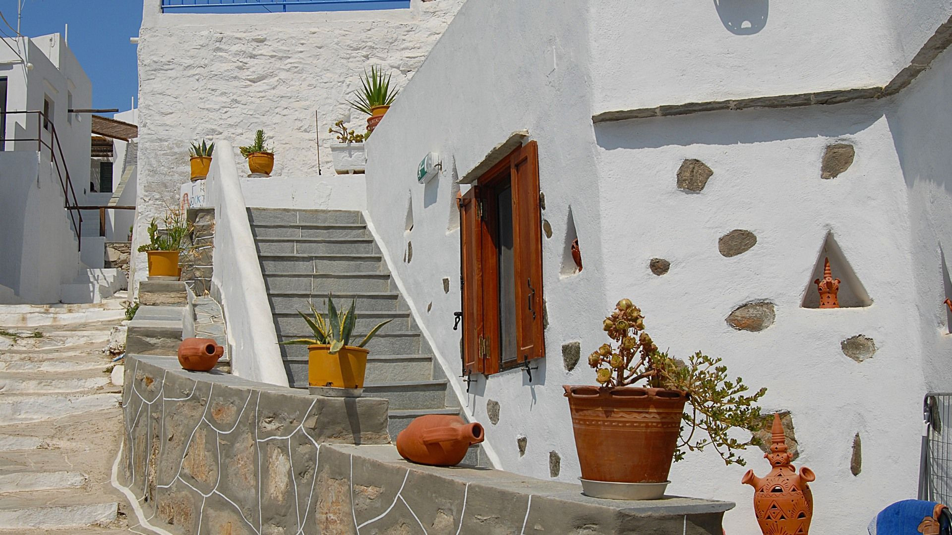 Village blanc de Chora - Serifos - Cyclades - Grèce