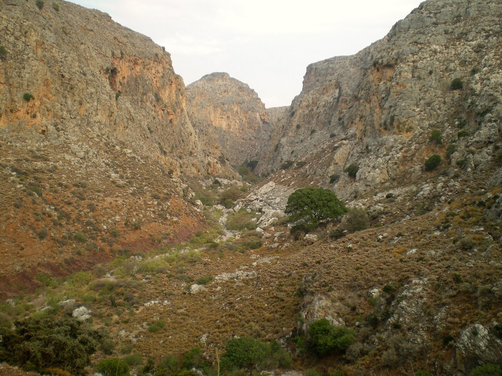 La Valle dei Morti, gola di Zakros nella parte orientale di Creta - Grecia